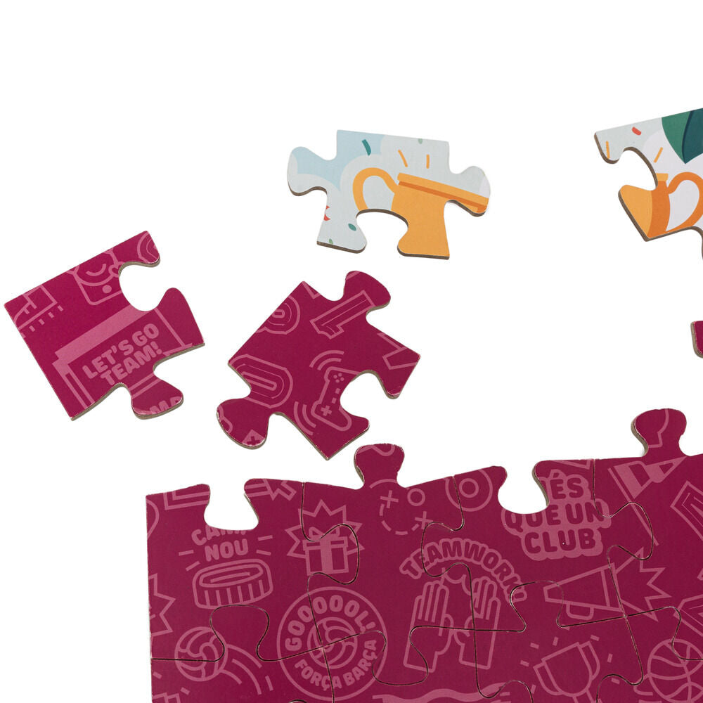 Puzzle de 24 piezas del F.C. Barcelona con personajes azulgrana - 3
