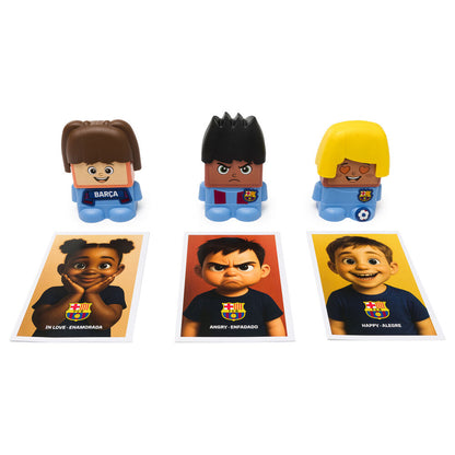 Juego de mesa Emotiteam F.C. Barcelona con piezas y tarjetas de emociones - 3
