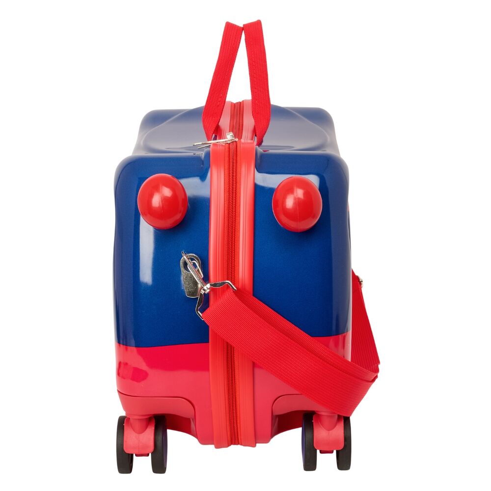 Maleta trolley Spider-Man Marvel azul y roja con ruedas dobles - 4