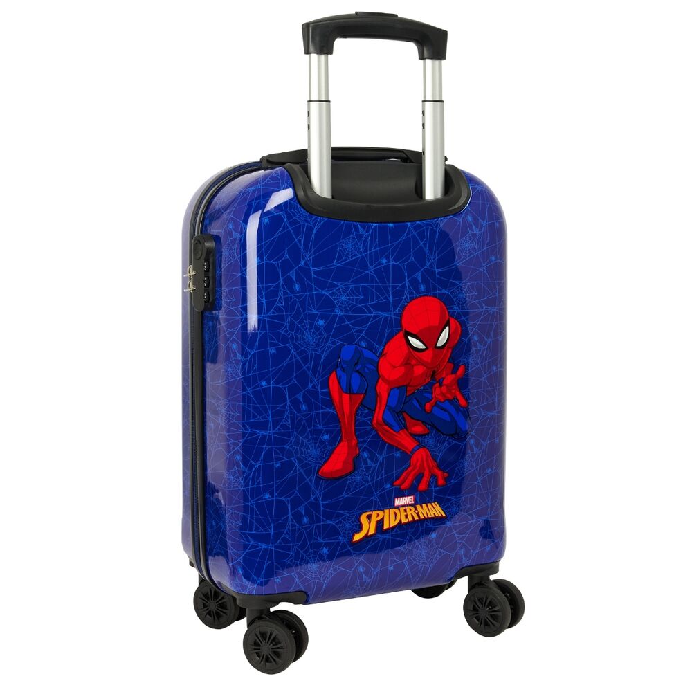 Maleta trolley azul de Spider-Man con ruedas dobles - 2