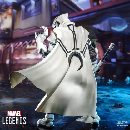 Figura articulada Moon Knight Marvel Legends de 15 cm con capa y armadura blanca - 6