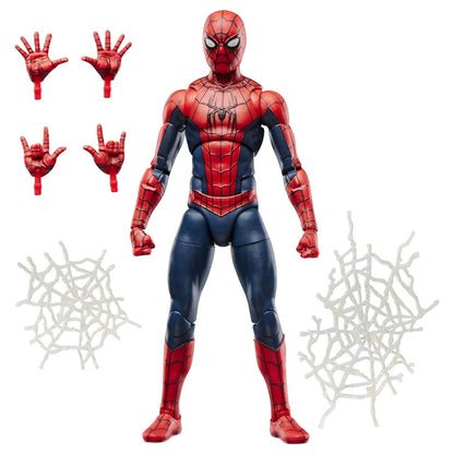 Figura articulada de Spider-Man Marvel Legends con manos y efectos de telaraña - 4