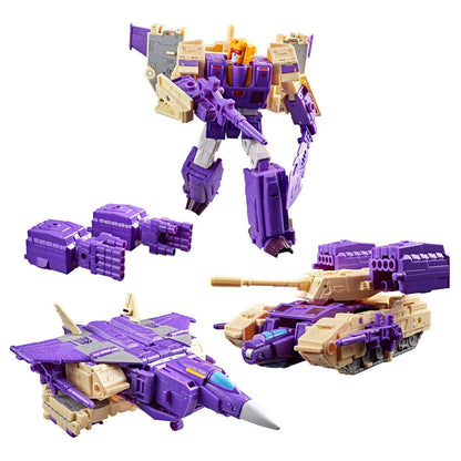 Figura articulada Blitzwing Transformers Studio Series en morado y beige - 3