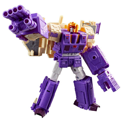 Figura articulada Blitzwing Transformers Studio Series en morado y beige - 6