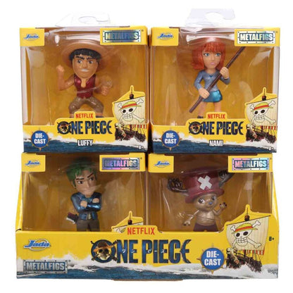 Figuras Metalfigs de One Piece de 7 cm con Luffy, Nami, Zoro y Chopper - 3