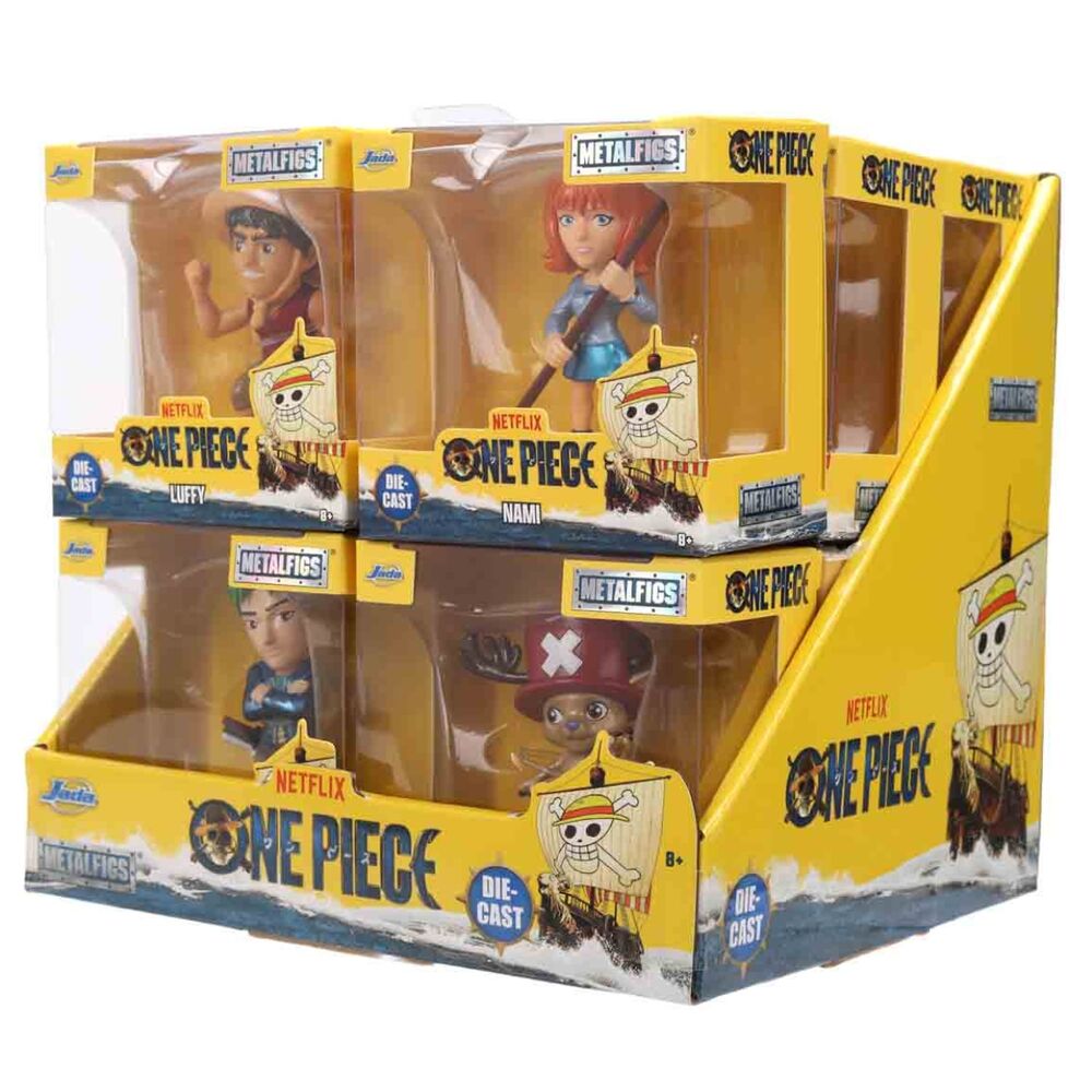 Figuras Metalfigs de One Piece de 7 cm con Luffy, Nami, Zoro y Chopper - 5