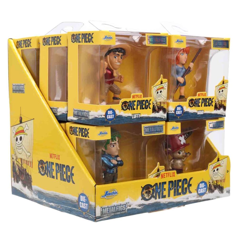 Figuras Metalfigs de One Piece de 7 cm con Luffy, Nami, Zoro y Chopper - 6