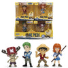 Figuras Metalfigs de One Piece de 7 cm con Luffy, Nami, Zoro y Chopper