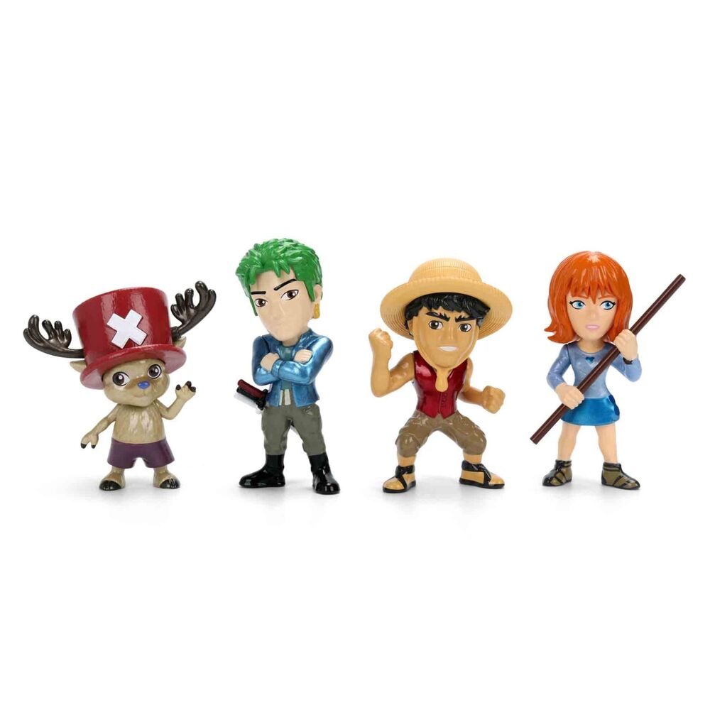 Figuras Metalfigs de One Piece de 7 cm con Luffy, Nami, Zoro y Chopper - 16