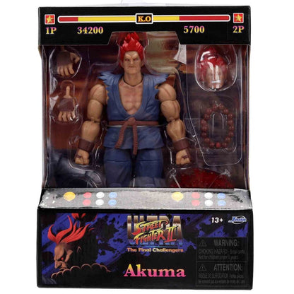 Figura articulada de Akuma de Street Fighter II con uniforme azul - 4