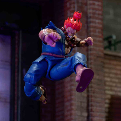 Figura articulada de Akuma de Street Fighter II con uniforme azul - 7