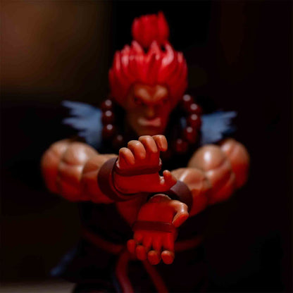 Figura articulada de Akuma de Street Fighter II con uniforme azul - 8