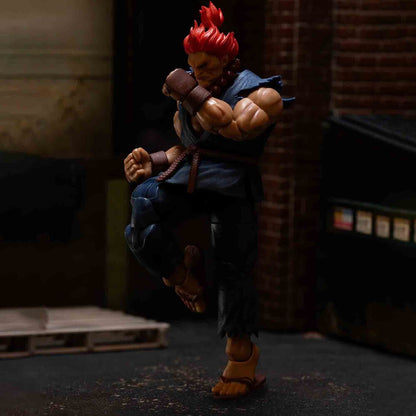 Figura articulada de Akuma de Street Fighter II con uniforme azul - 9