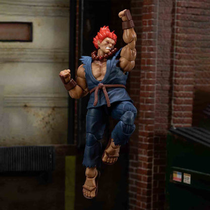 Figura articulada de Akuma de Street Fighter II con uniforme azul - 12