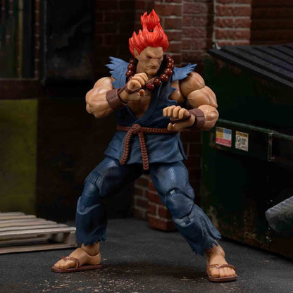 Figura articulada de Akuma de Street Fighter II con uniforme azul - 16