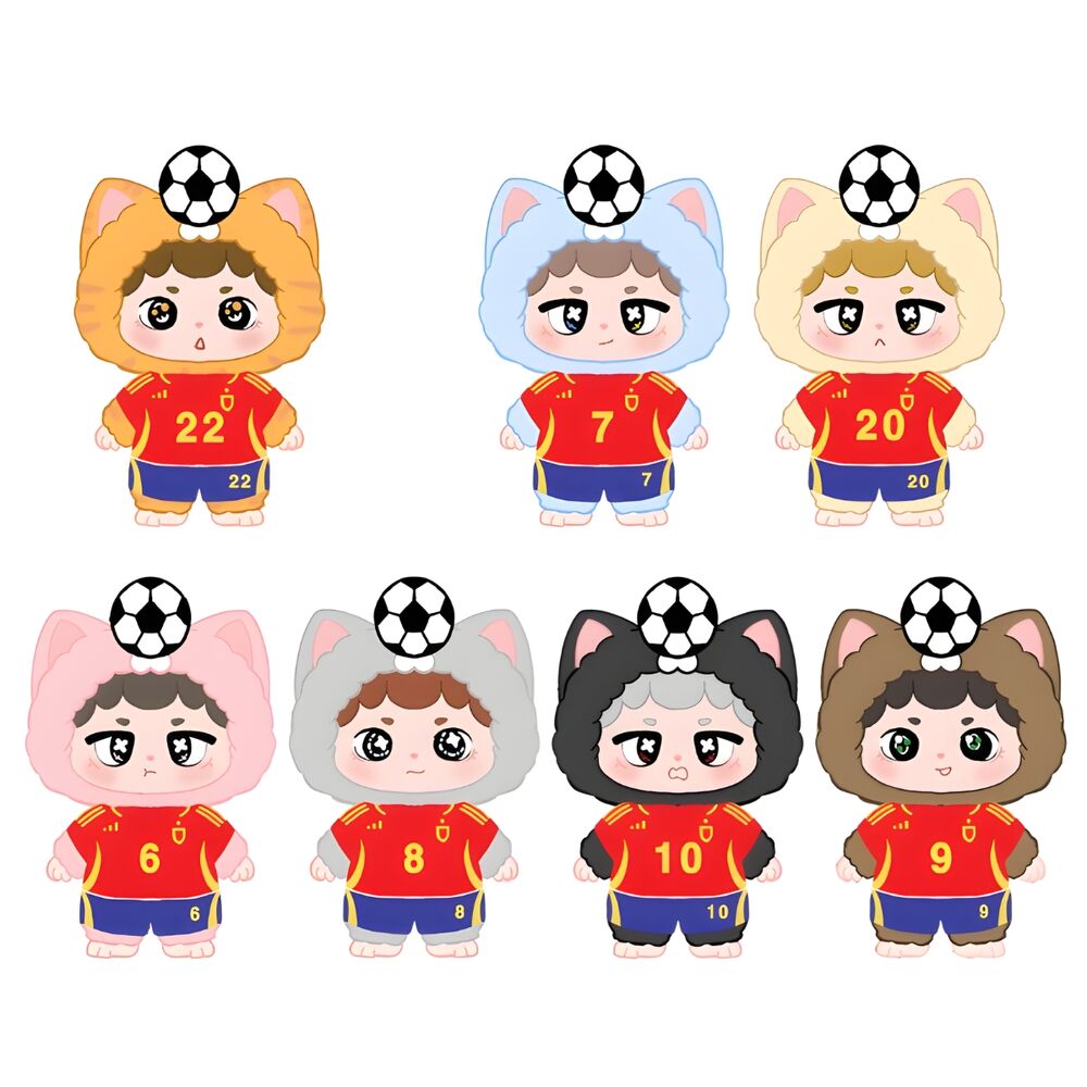 Muñecos llavero NIINOO Dreaming Spain Fútbol de 17 cm en varios diseños