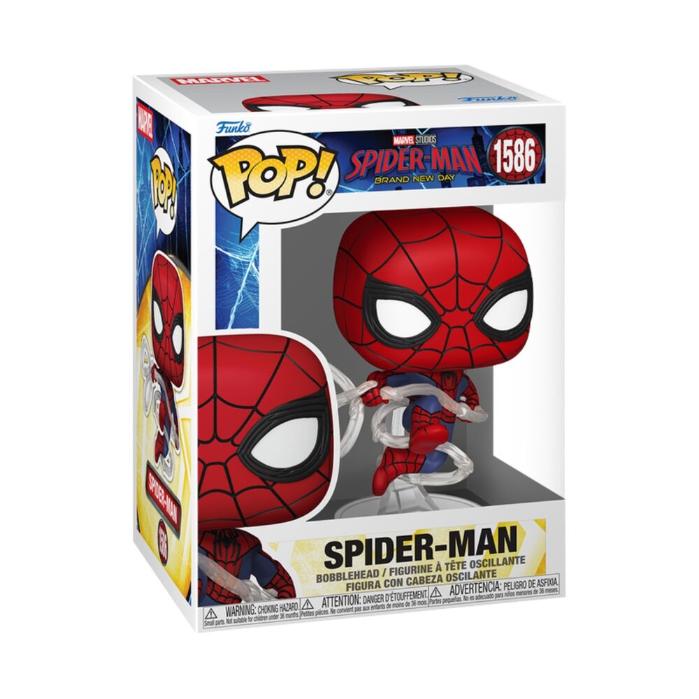 Figura Funko POP! de Spider-Man Brand New Day con telarañas - 2