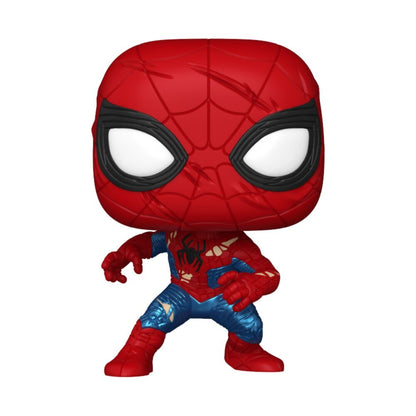 Figura Funko POP! de Spider-Man con traje rojo y azul