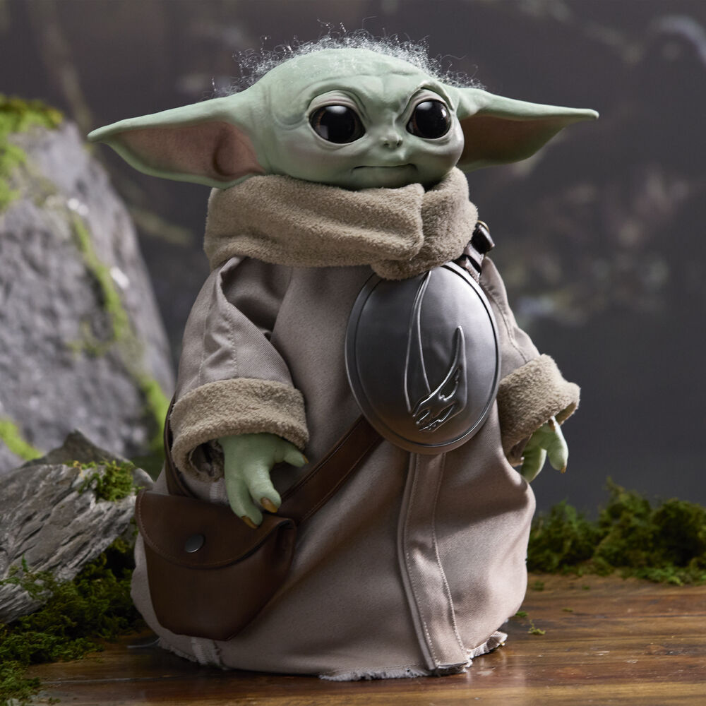 Figura animatrónica de Grogu de Star Wars con túnica beige - 2