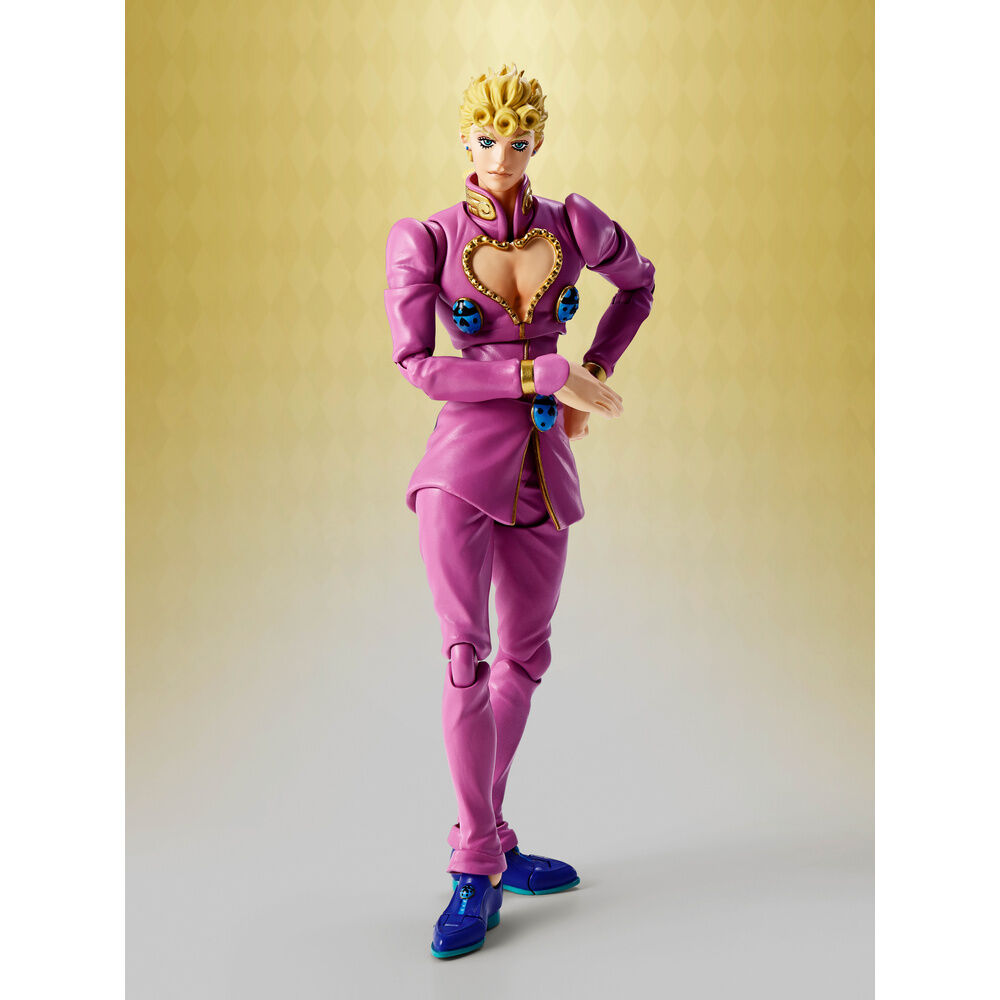 Figura S.H.Figuarts de Giorno Giovanna con traje rosa - 2