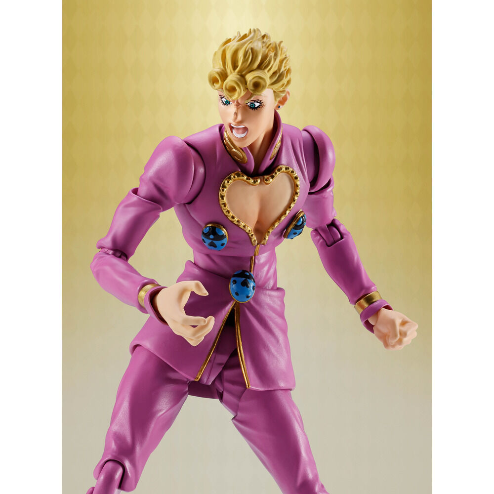 Figura S.H.Figuarts de Giorno Giovanna con traje rosa - 5