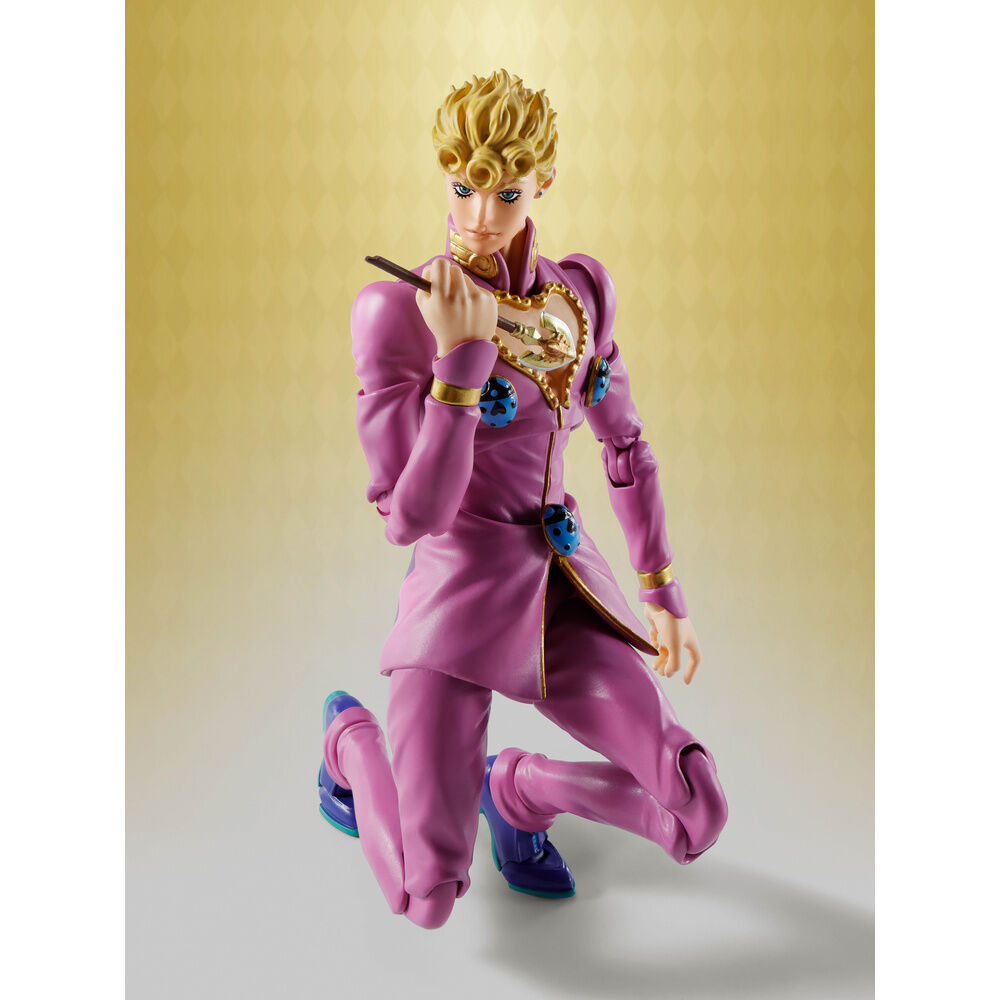 Figura S.H.Figuarts de Giorno Giovanna con traje rosa - 9