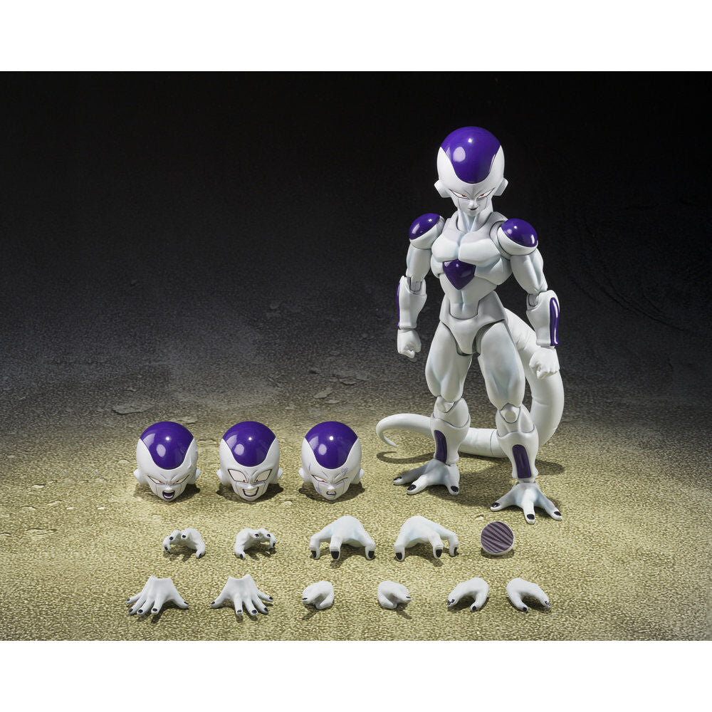 Figura S.H.Figuarts de Frieza en su cuarta forma, en blanco y morado - 6