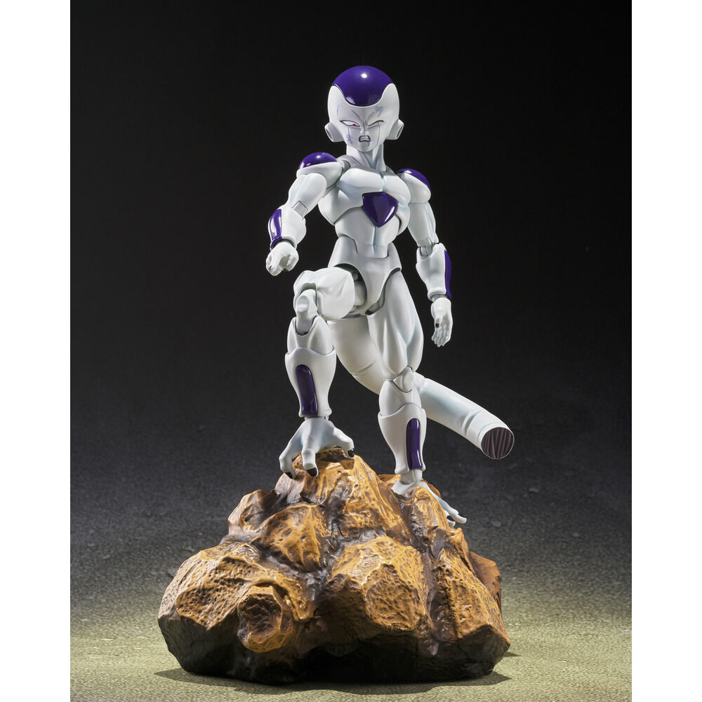 Figura S.H.Figuarts de Frieza en su cuarta forma, en blanco y morado - 7