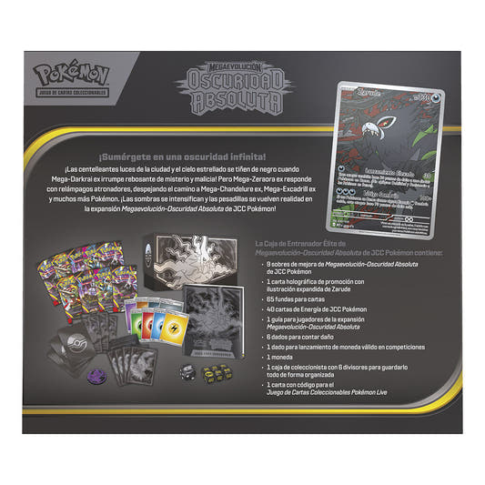 Caja de Entrenador Élite Pokémon Megaevolución Oscuridad Absoluta - 3