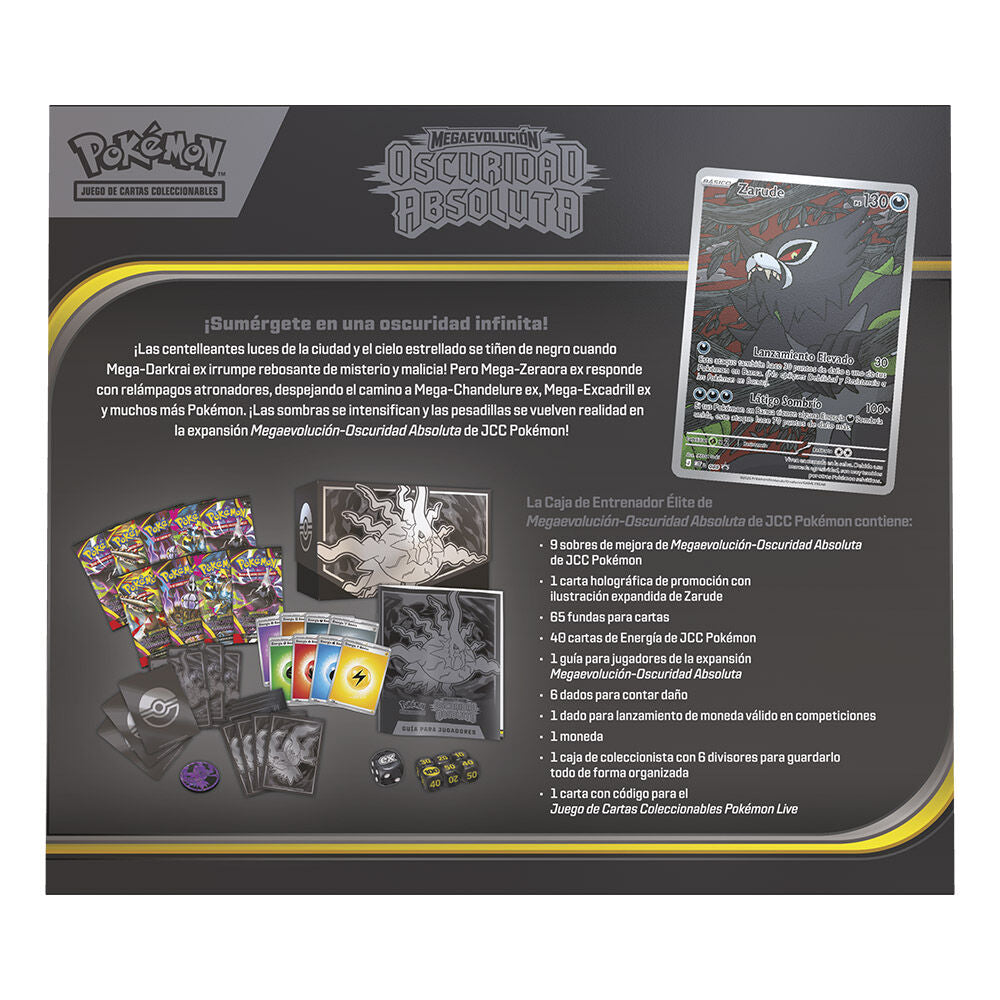 Caja de Entrenador Élite Pokémon Megaevolución Oscuridad Absoluta - 3