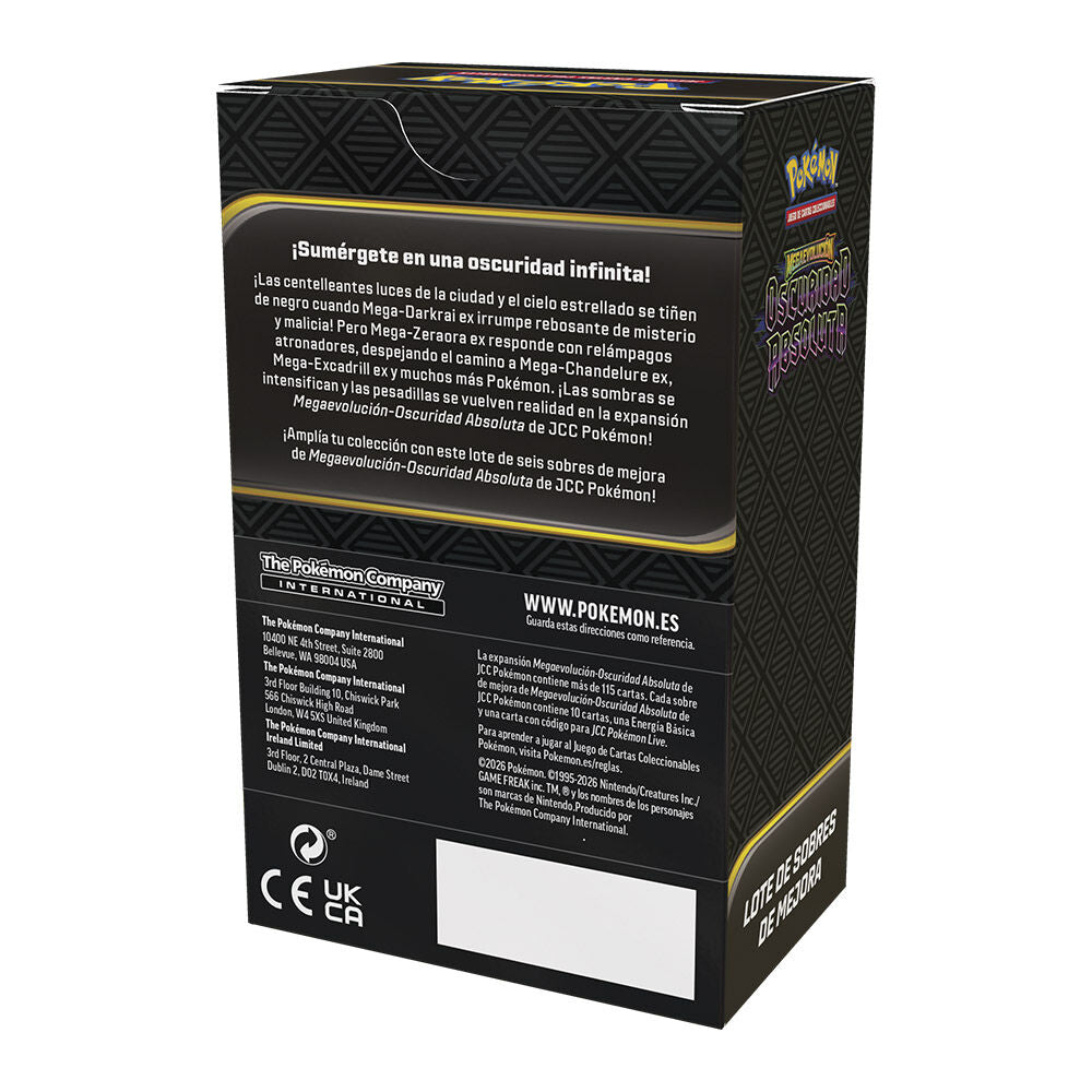 Booster bundle Pokémon Megaevolución Oscuridad Absoluta con 6 sobres de mejora - 2