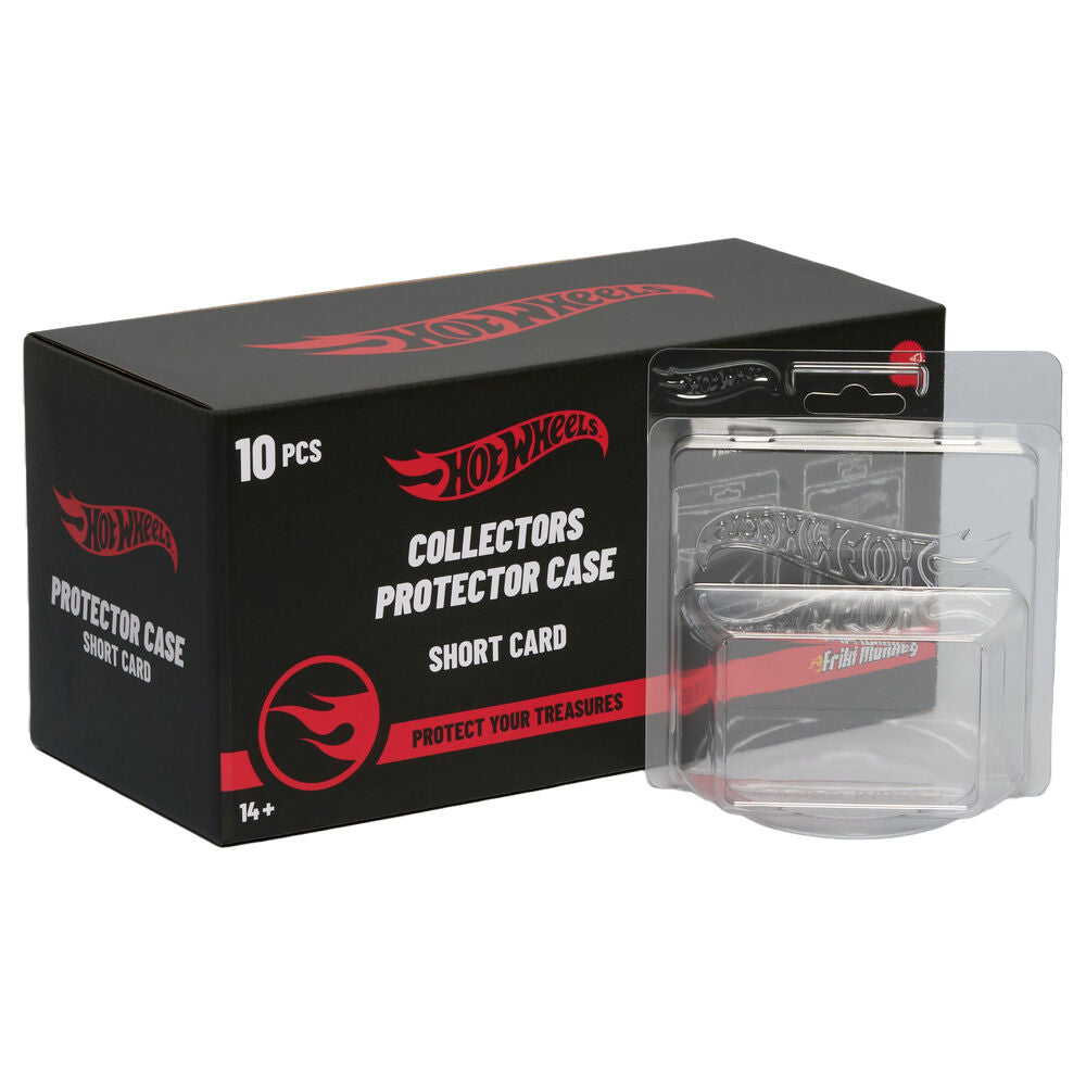 Pack de 10 protectores coleccionistas Hot Wheels para cartas cortas