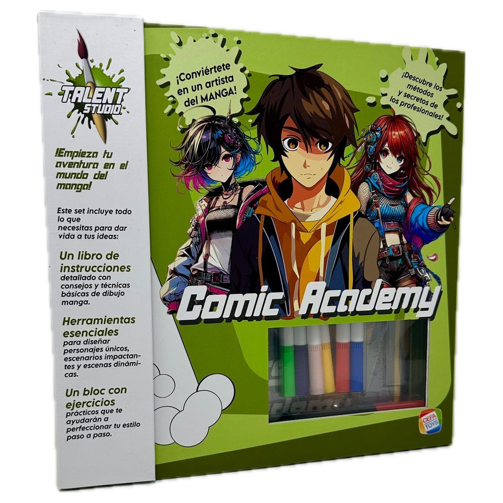 Set de dibujo manga Comic Academy Talent Studio de CEFA TOYS