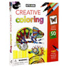 Set Petit Picasso con marcadores, plumas de gel y láminas para colorear