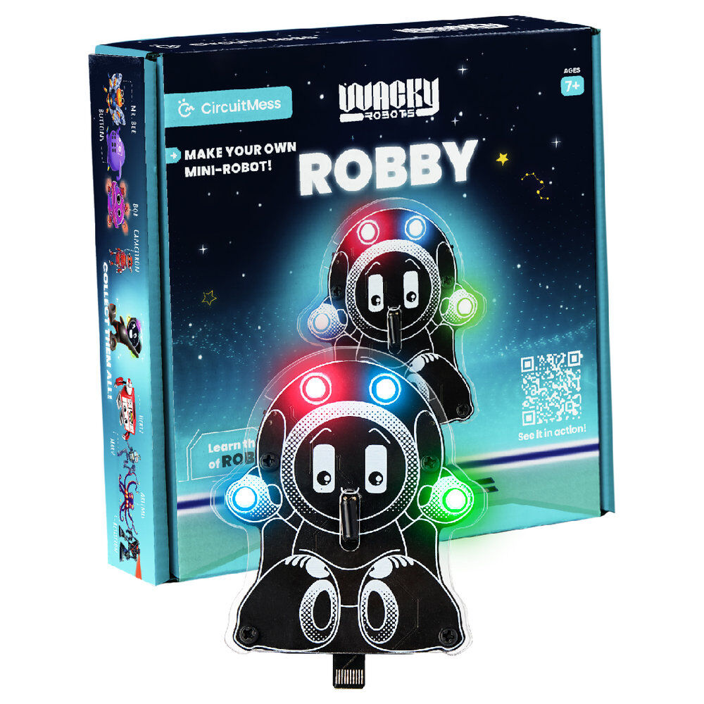 Robot electrónico Robby de CEFA TOYS con luces LED