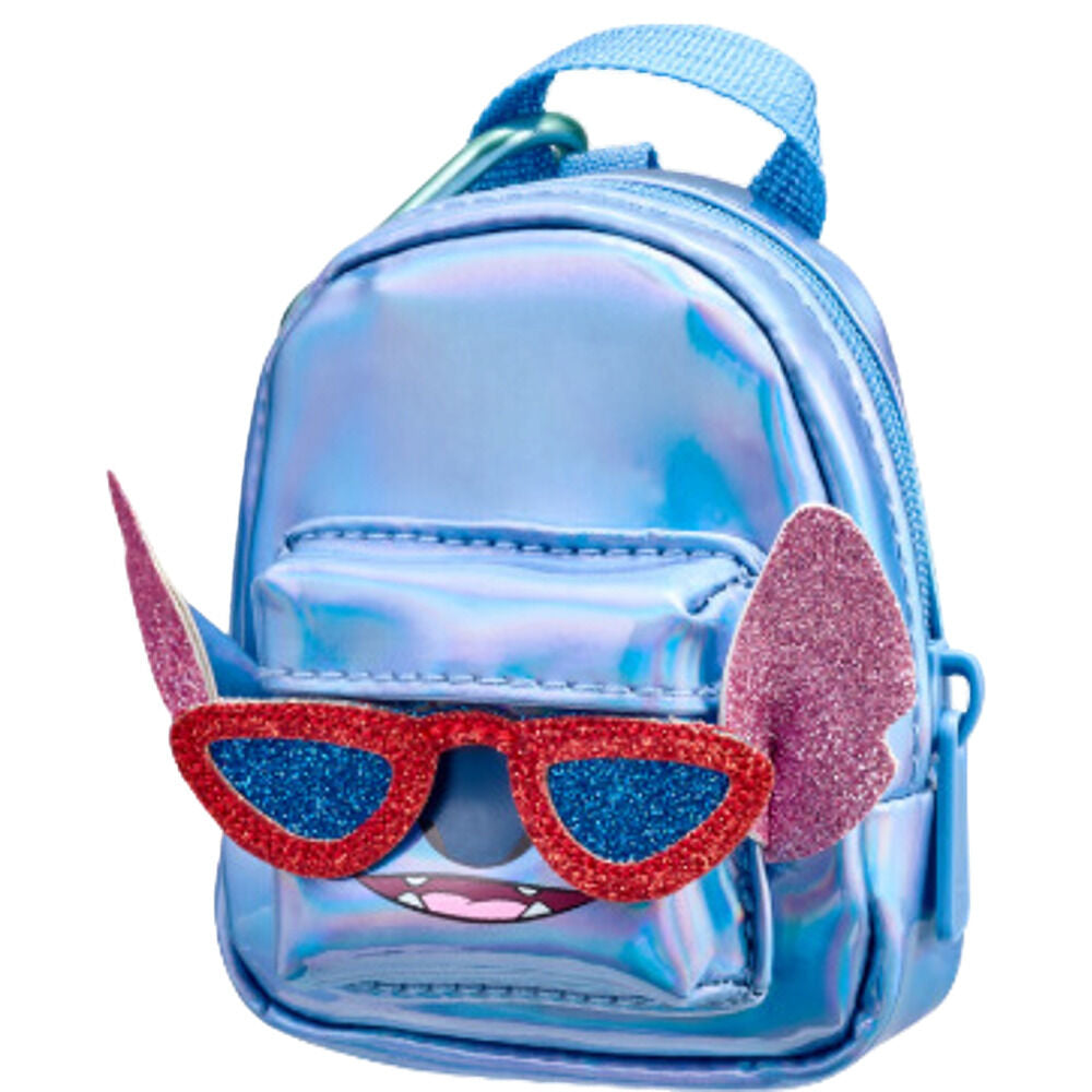 Mini mochila holográfica azul de Stitch con gafas - 2