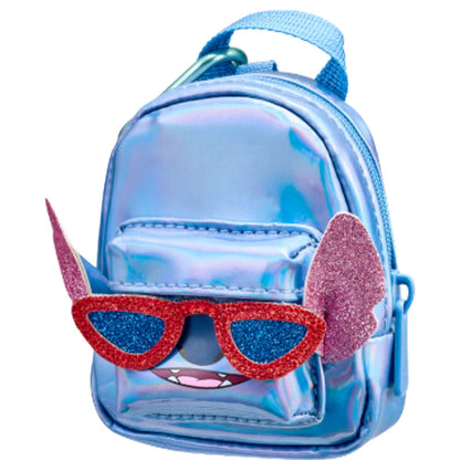Mini mochila holográfica azul de Stitch con gafas - 2