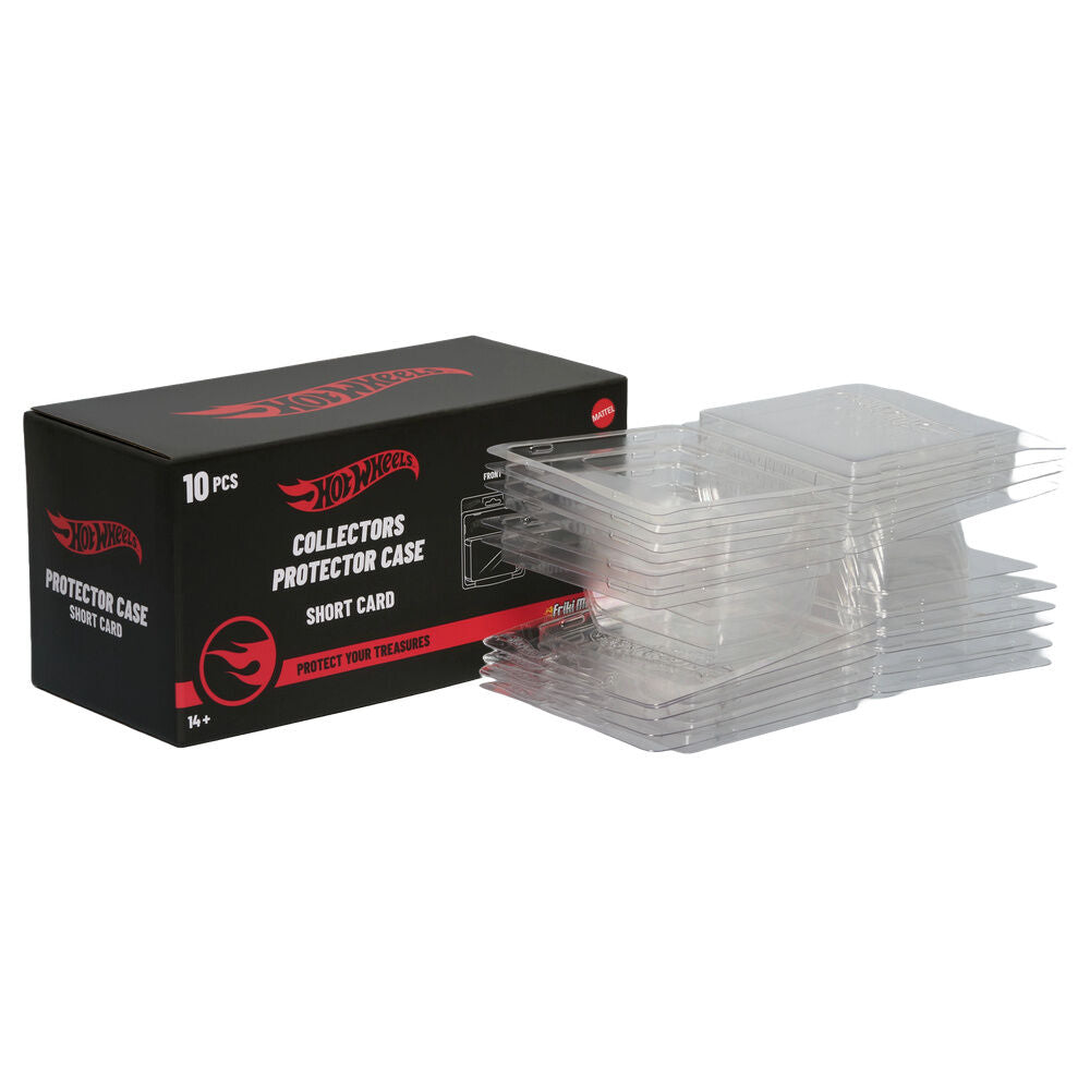 Pack de 10 protectores coleccionistas Hot Wheels para cartas cortas - 3