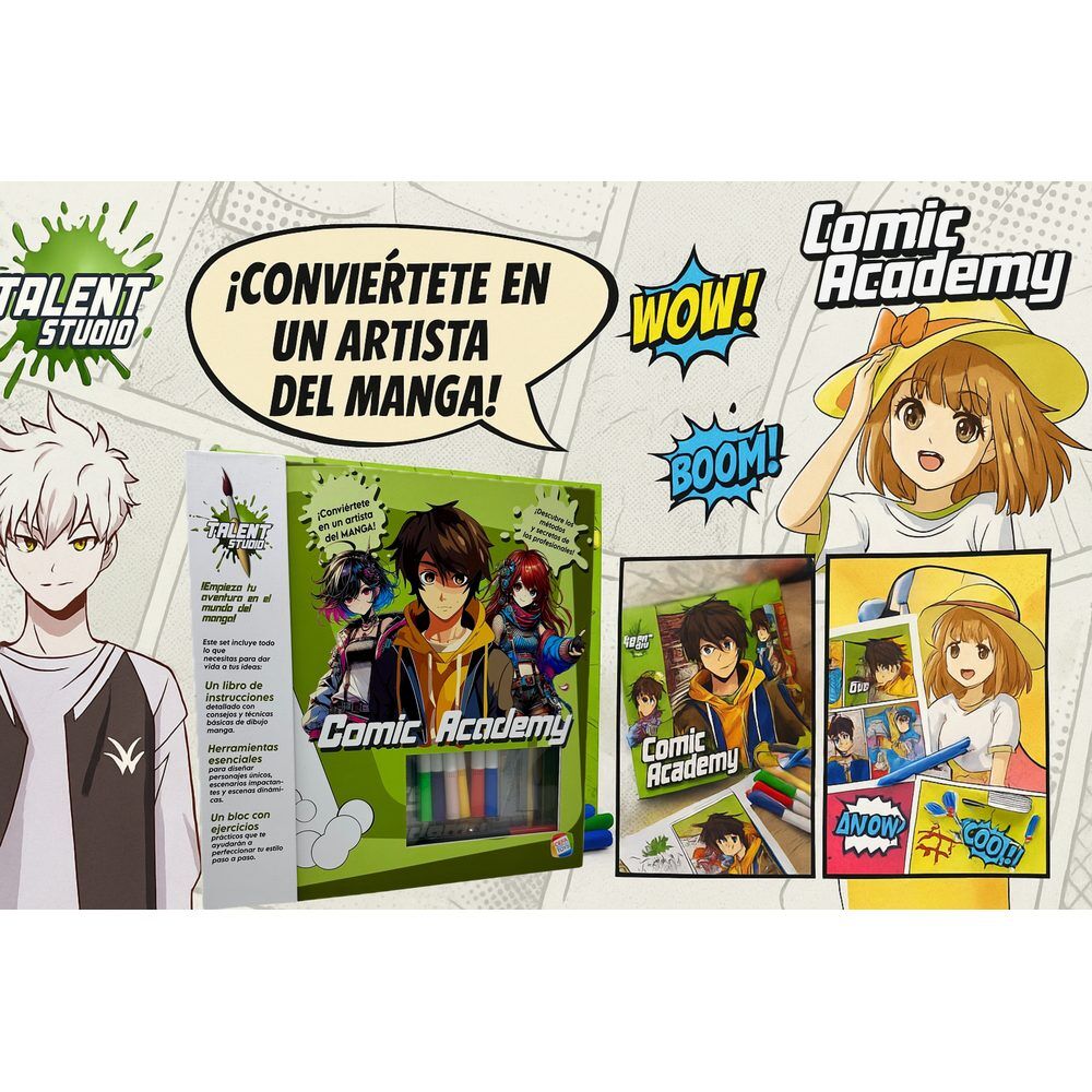 Set de dibujo manga Comic Academy Talent Studio de CEFA TOYS - 3