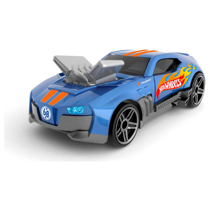 Portacoches 2 en 1 Hot Wheels azul para guardar coches miniatura - 5