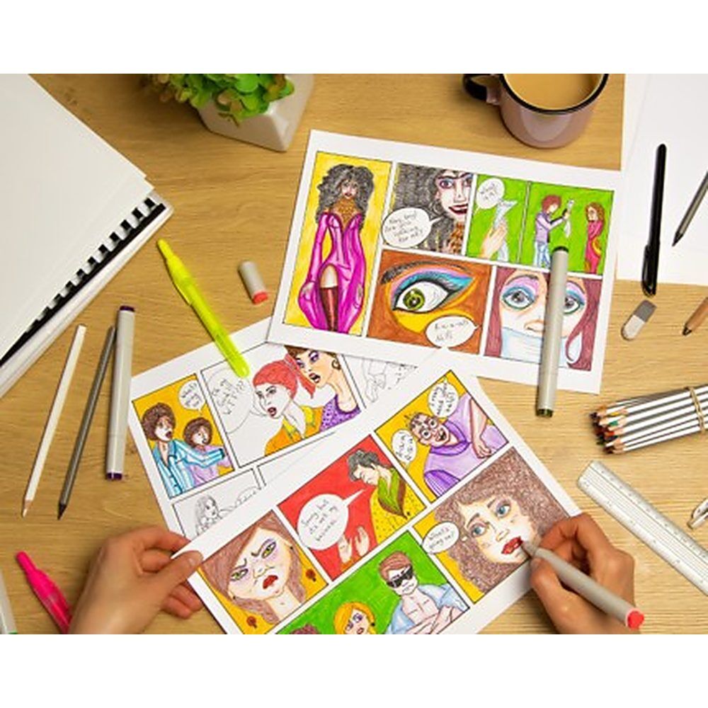Set de dibujo manga Comic Academy Talent Studio de CEFA TOYS - 5
