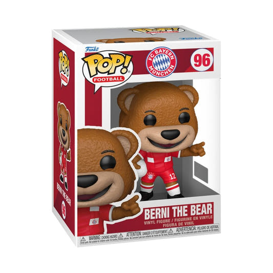 Figura Funko POP! de Berni The Bear con uniforme del FC Bayern Munich y balón - 2