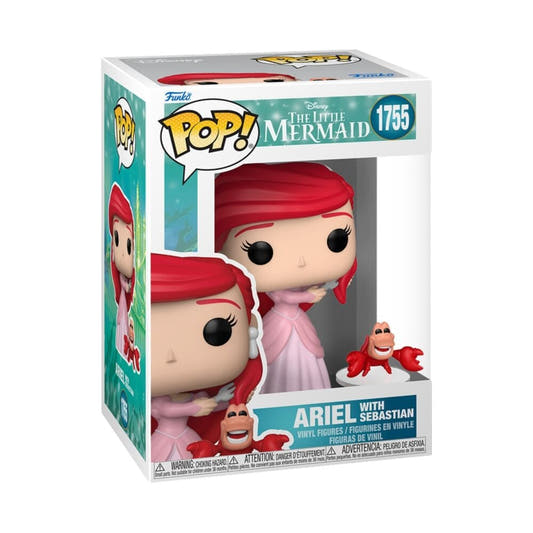 Figura Funko POP! de Ariel con Sebastián de La Sirenita - 2