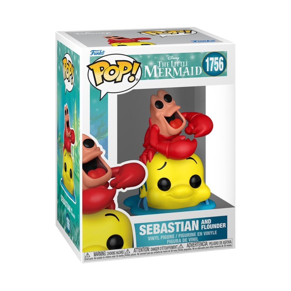 Figura Funko POP! de Sebastián sobre Flounder - 2