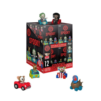 Figura FUNKO Mystery Mini Spooky Rides Warner Bros en vehículo
