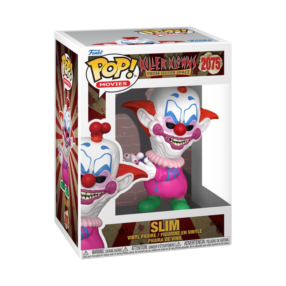 Figura Funko POP! de Slim de Killer Klowns con traje rosa y zapatos verdes - 2