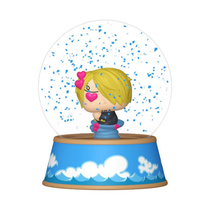 Mini bolas de nieve FUNKO de One Piece con Luffy, Zoro, Nami y Sanji - 2