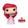 Figura Funko POP! de Ariel con Sebastián de La Sirenita