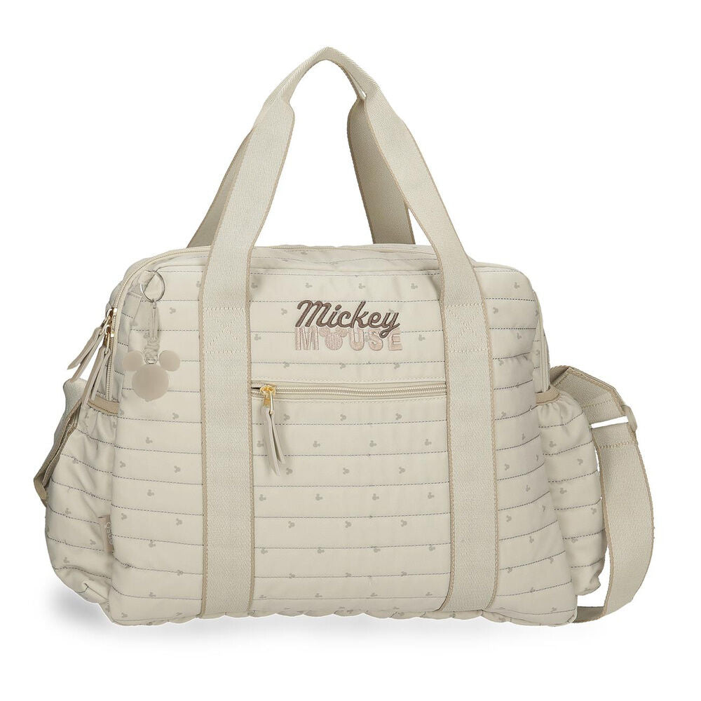 Bolsa de viaje beige Duna con diseño de Mickey Mouse Disney