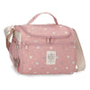 Bolsa portameriendas rosa de Mickey Disney con asa y bolsillos